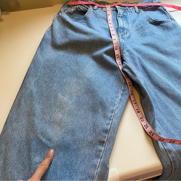 GUESS Originals Light Indigo Cotton Boyfriend Jeans High Waisted Size 20/30 - Picture 12 of 16